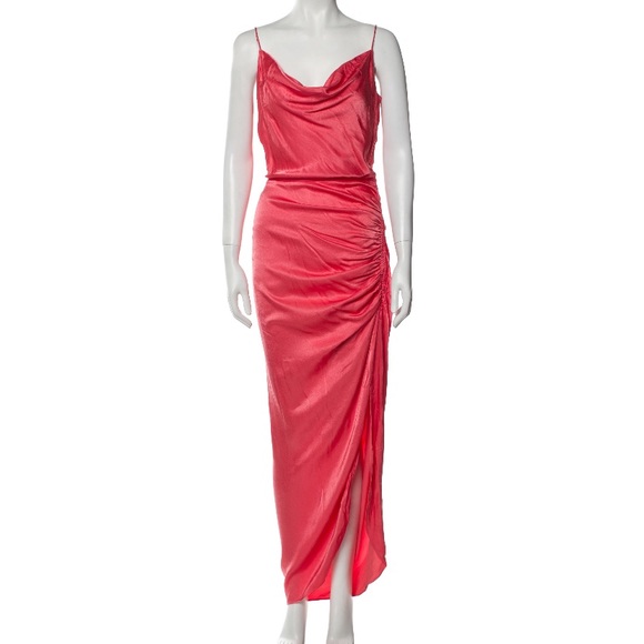 Veronica Beard natasha satin draped dress